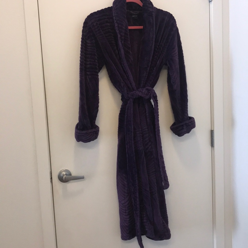 Purple winter robe